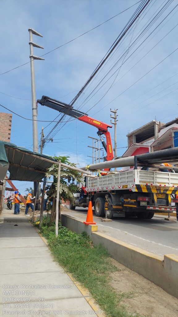 (EPC) CREACIÓN DEL SERVICIO DE SUMINISTRO ELÉCTRICO DOMICILIARIO EN ZONAS URBANAS EN EL ALIMENTADOR CHN201 EN 22.9 KV, DISTRITO DE CHIMBOTE